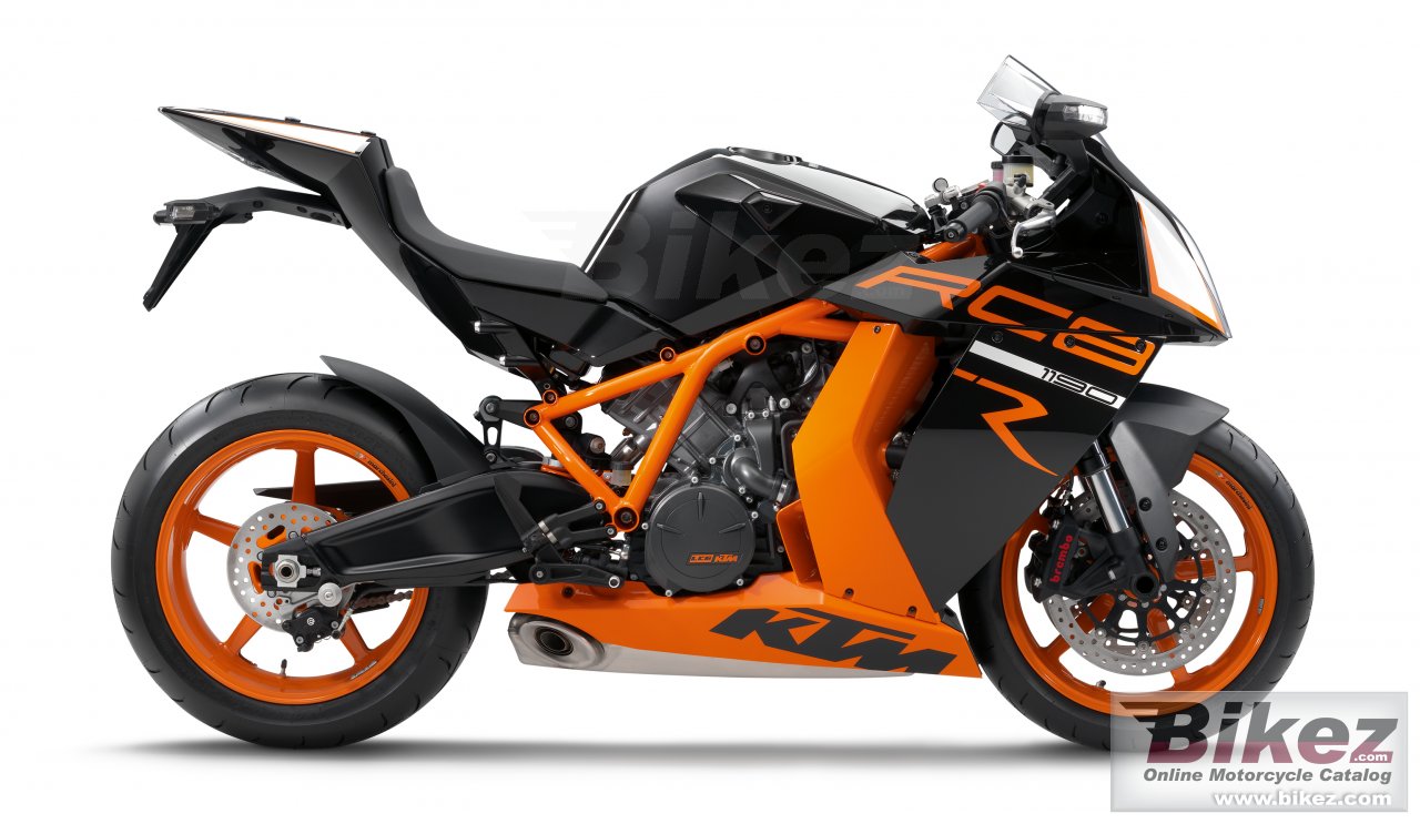 Big KTM 1190 rc8 r picture and wallpaper from Bikez.com